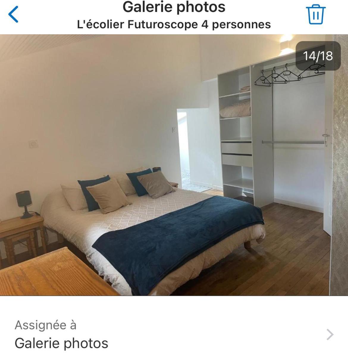 Appartement L'Ecolier Futuroscope 4 Personnes à Beaumont  Extérieur photo
