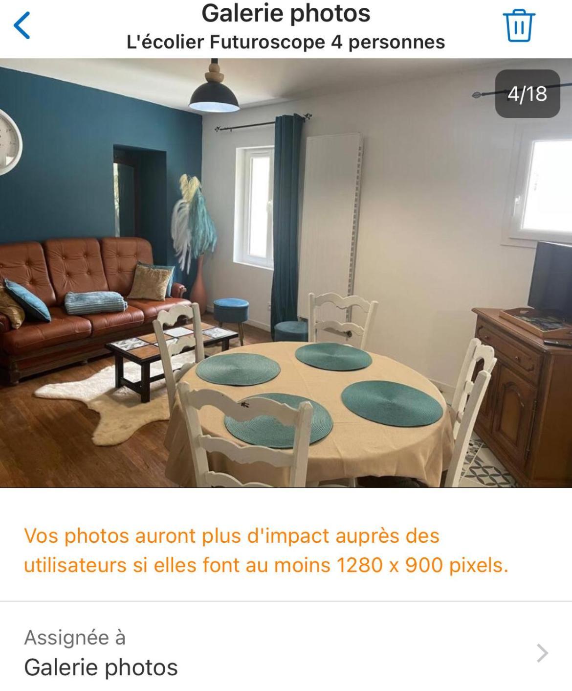 Appartement L'Ecolier Futuroscope 4 Personnes à Beaumont  Extérieur photo